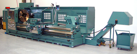 60" x 60" - 480" DYNATURN ... BIG BORE LATHE 6" SPINDLE HOLE